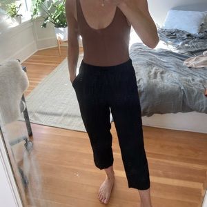 H & M linen like loose pants